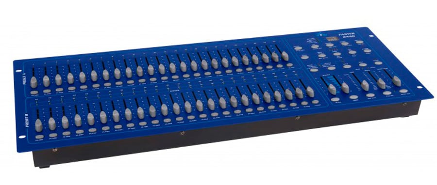 SDJ FASTER2448. Controlador DMX 24/48 Canales FASTER2448