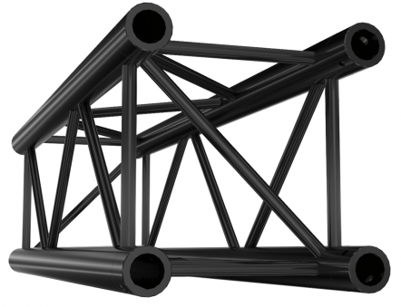 Showtec FQ30071B Straight 710mm black Pro-30 Square F Truss FQ30071B