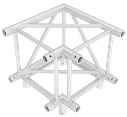 Showtec GQ40012HD Corner 3-way 90 Heavy Duty Pro-40 Square G Truss GQ40012HD