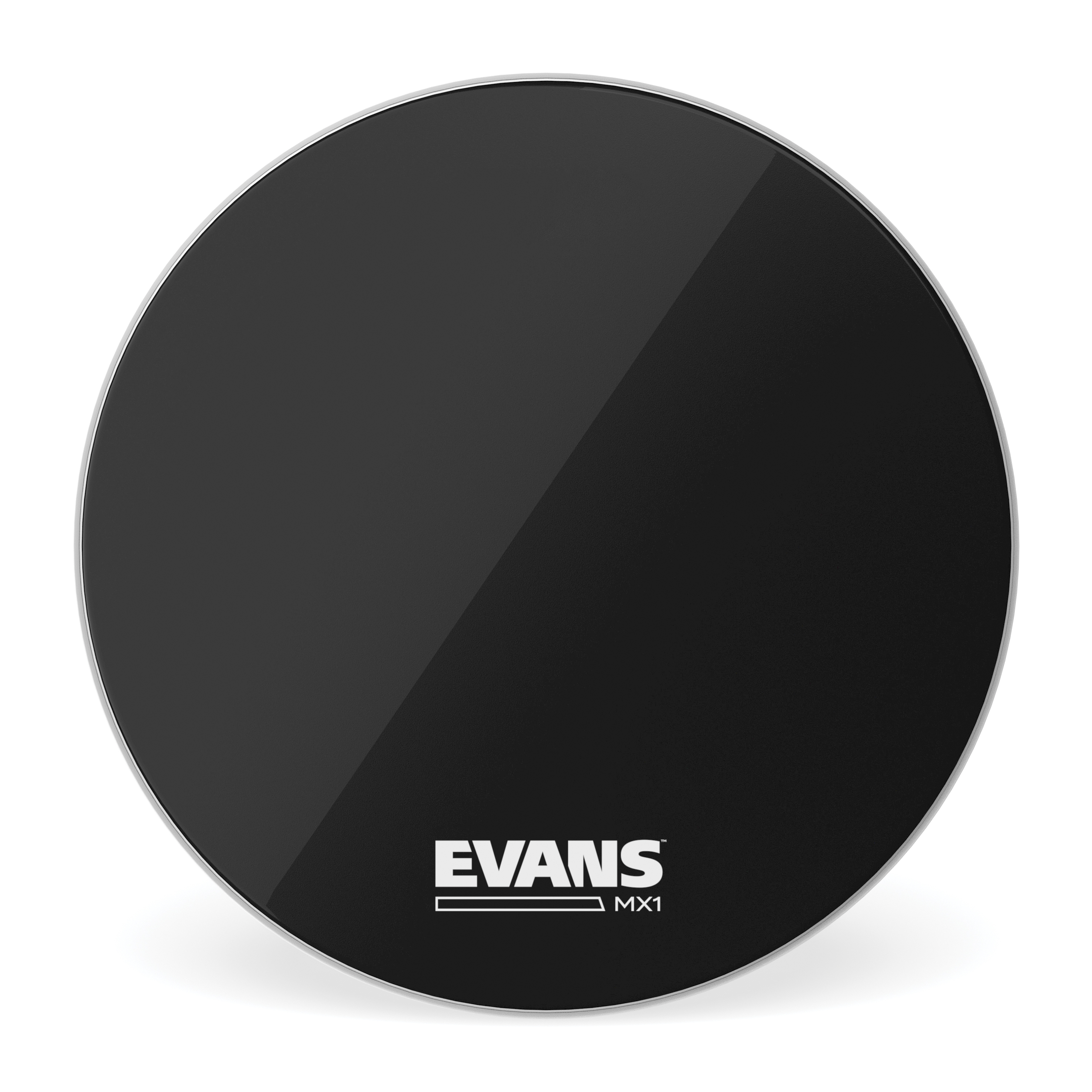 Evans MX1 Black Marching Bass Drum Head, 16 Pulgadas BD16MX1B