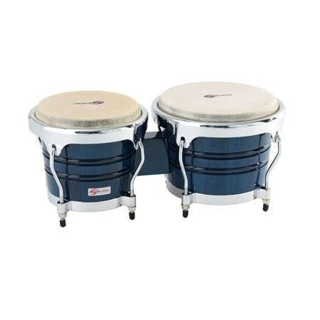 Soundsation Bongos SB02-KB de 7\" y 8\" con herrajes de fundición a presión. SB02-KB