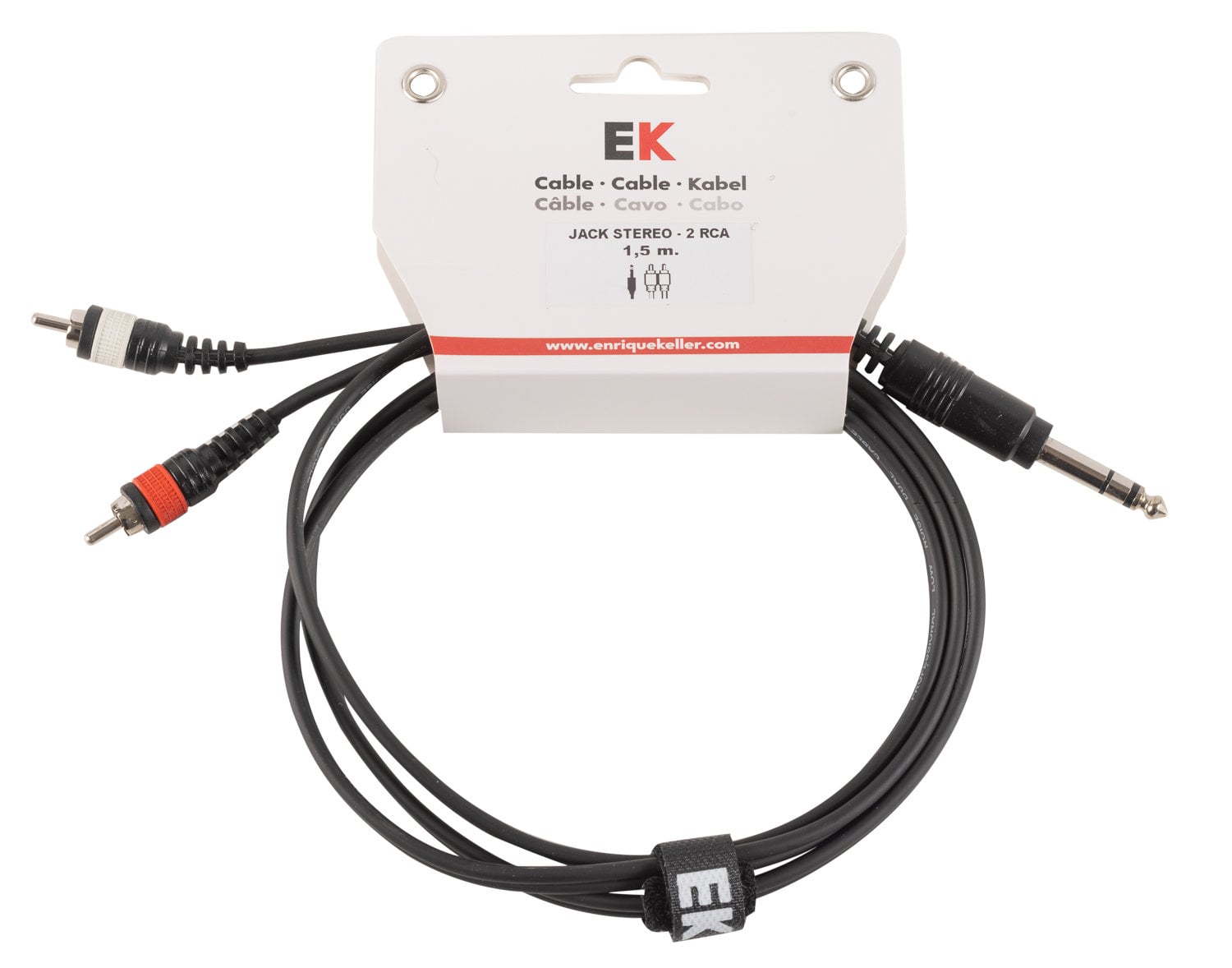 EK Audio Cable Jack Stereo - Rca 1,5 M Y00415M