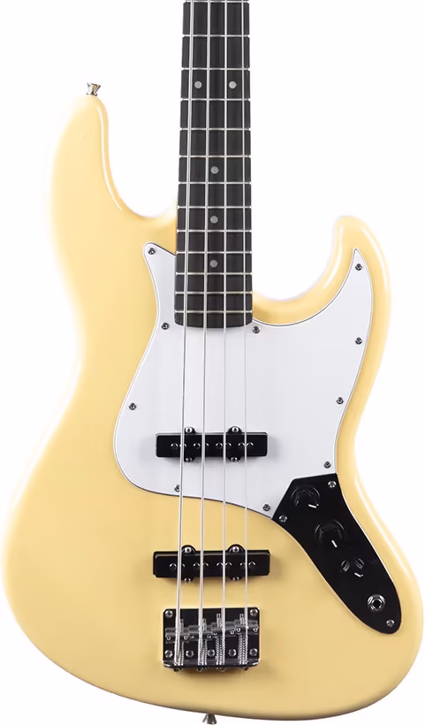 EKo GEEJB300-CRM Bajo Eléctrico Starter Jb300 Tipo Jazz - Crema GEEJB300-CRM