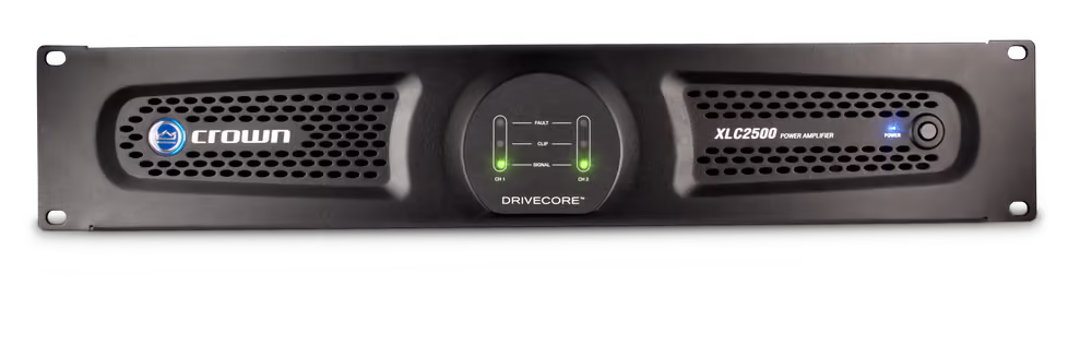 Crown xlc-2500 Amplificador de potencia de dos canales, 500W a 4? xlc-2500