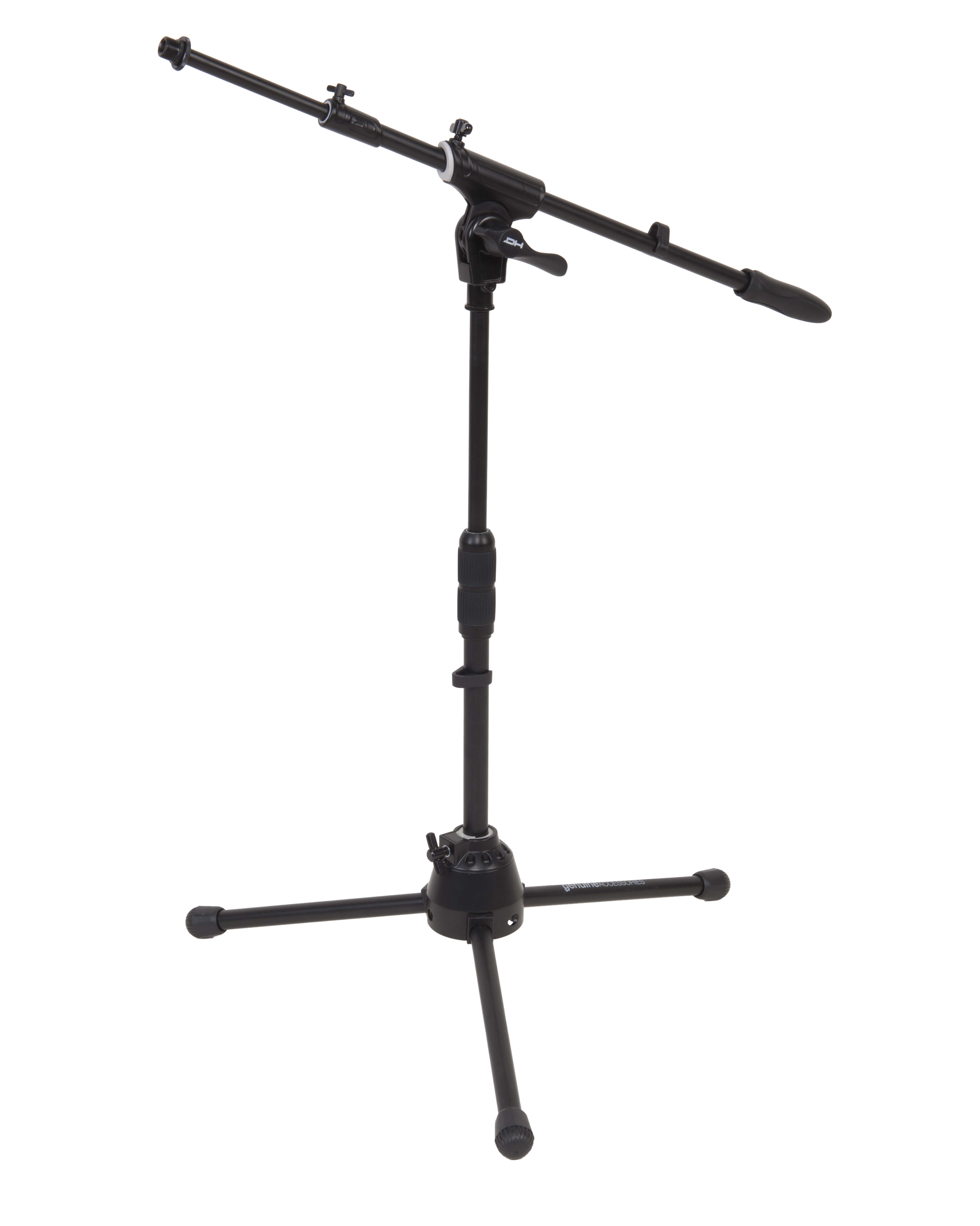 DIE HARD DHPMS60 Soporte para micrófono telescópico profesional de perfil bajo DHPMS60