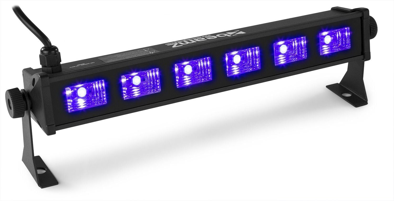 Beamz BUV63 LED bar 6 x 3W UV 153271 BUV63