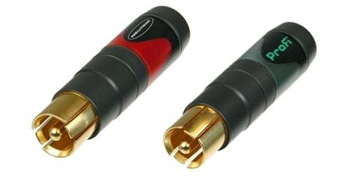 Neutrik NF2 CB-2 Conectores RCA profesionales de metal NF2 CB-2