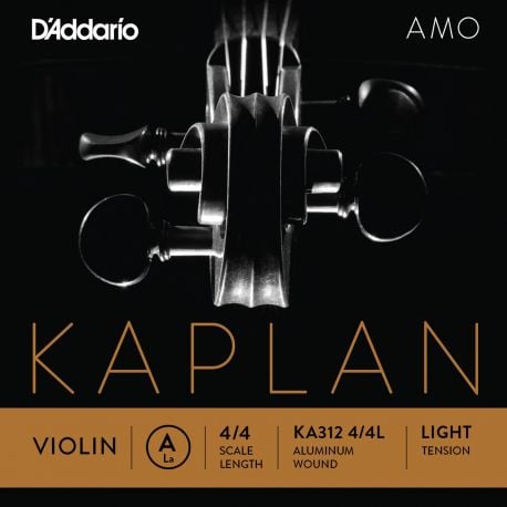 D´addario KA312 Cuerda Kaplan Amo Light La (A) para violín 4/4 KA312 4/4L Kaplan Amo Violin A