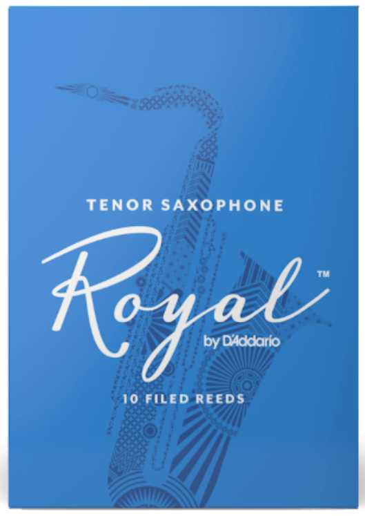Daddario Royal RKB1010 Cañas Saxo Tenor Dureza 1 Pack 10 Uds RKB1010