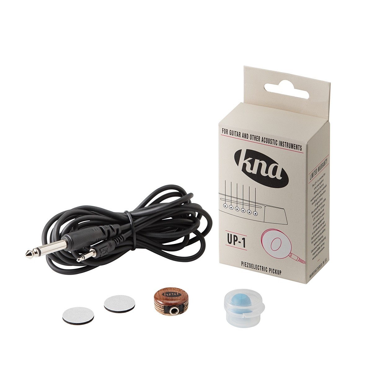 KNA UP-1 Portable surface-mount piezo pickup for guitar and other instrum UP-1