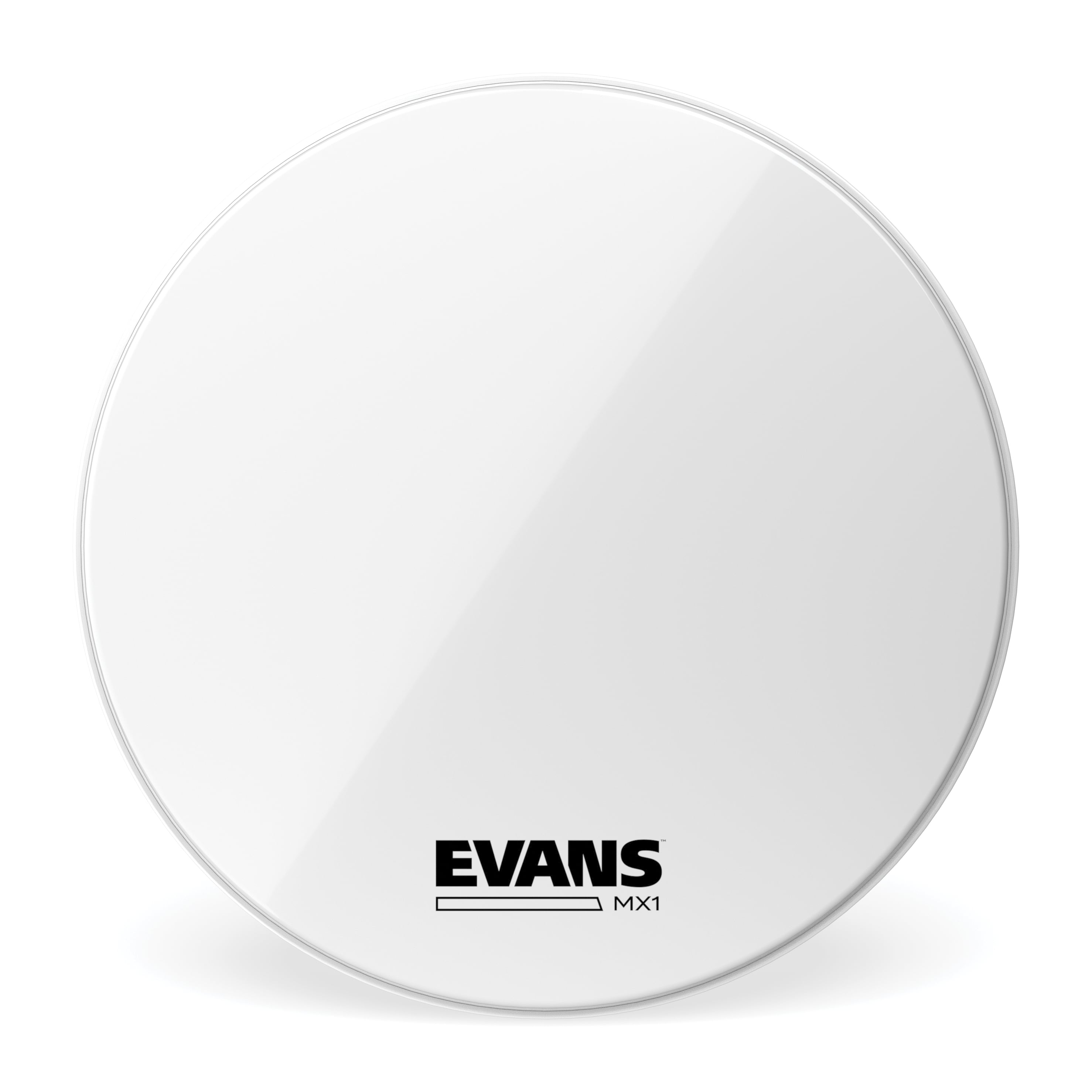 Evans MX1 White Marching Bass Drum Head, 26 Pulgadas BD26MX1W
