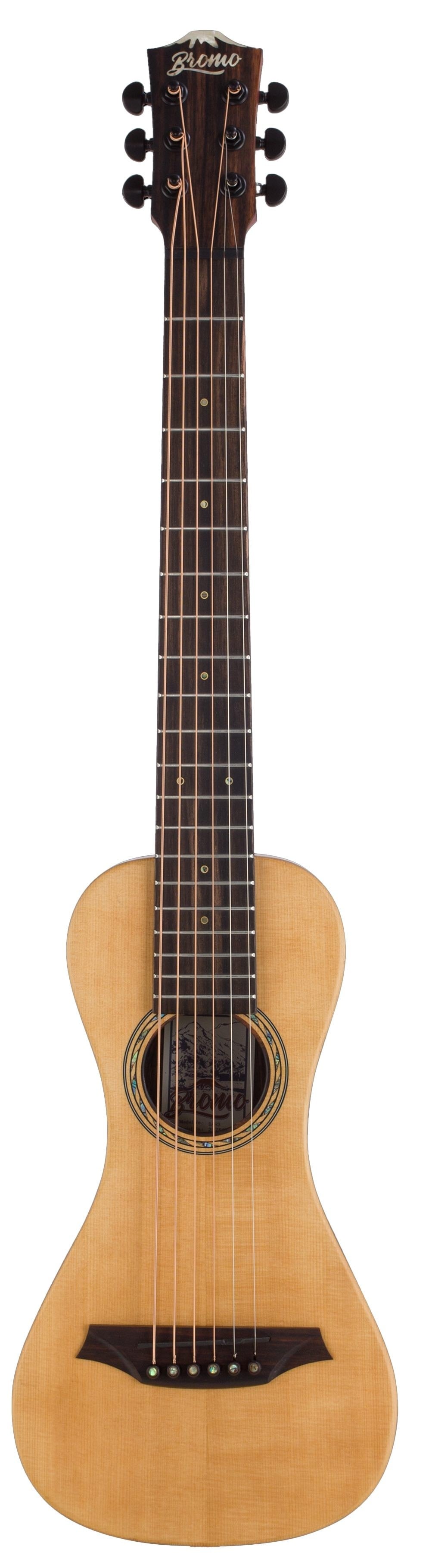 Bromo BAR3E Guitarra Electroacustica De Viaje All Solid Con Funda BAR3E