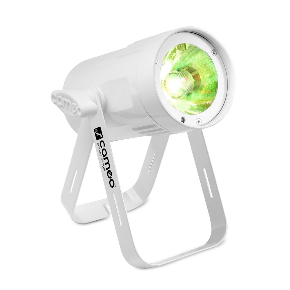 Cameo Q-Spot 15 Foco compacto con LED RGBW de 15 W y carcasa blanco Q-Spot 15
