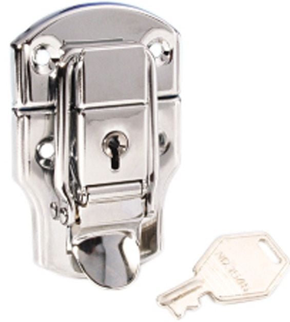 ADAM HALL 1909 Cierre mediano cromo con Llave Pack de 20 unidades 1909