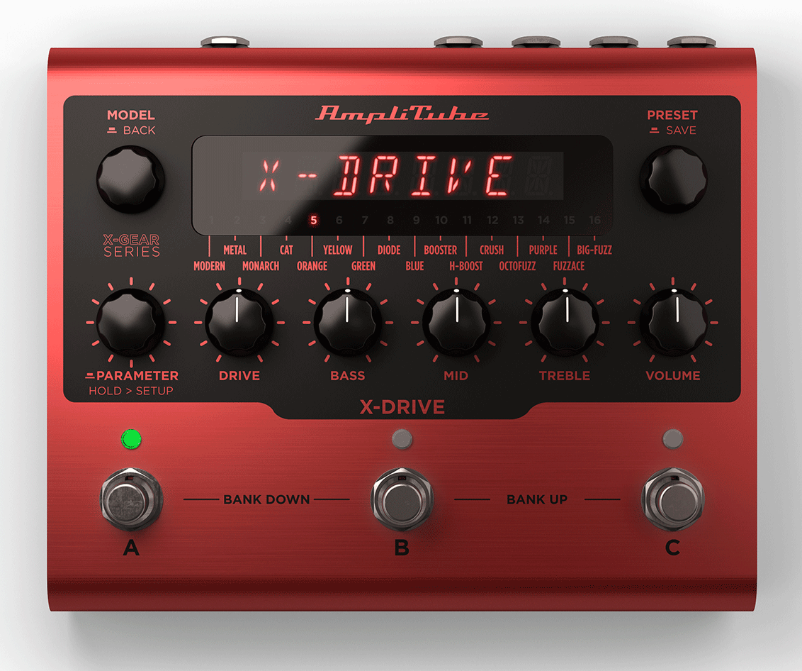 IK Multimedia X-Gear Pedal X-Drive Distorsión X-Drive