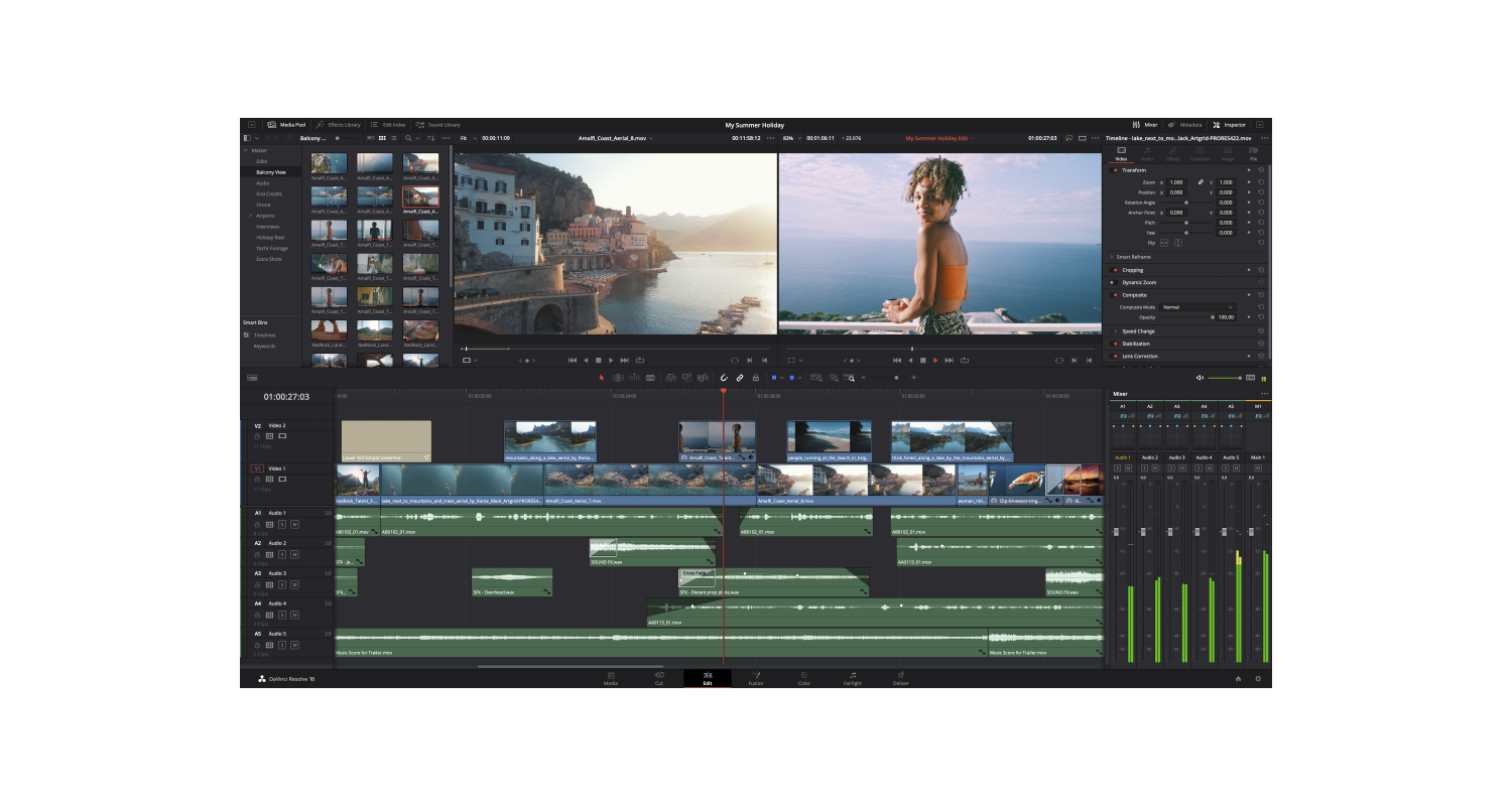 Blackmagic DaVinci Resolve Studio Dongle Software de Edición de Vídeo DV/RESSTUD/DONGLE