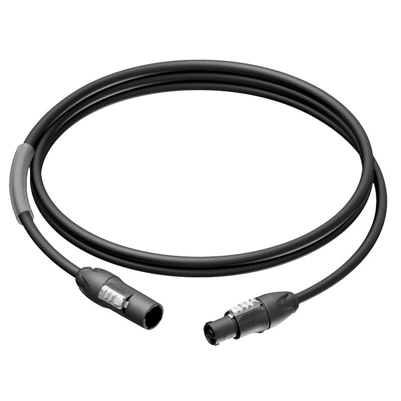 PROCAB Cable Powercon Macho/Hembra Conectores Neutrik 5 m Cable Powercon Macho/Hembra Conectores Neutrik 5 m