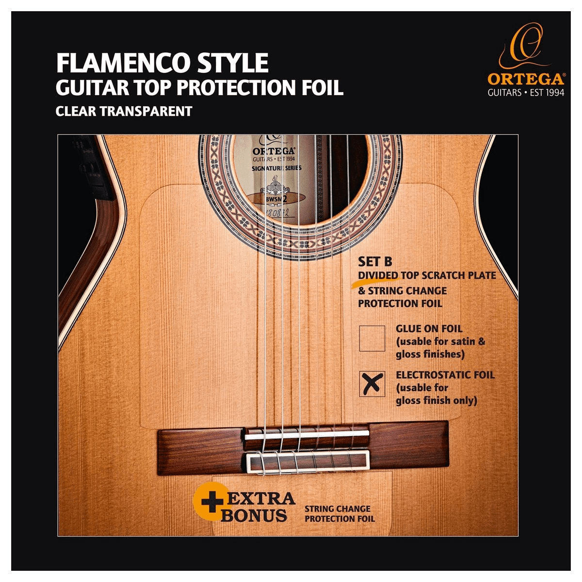 Ortega OERP-FLAM2 Golpeador de Guitarra Clásica OERP-FLAM2