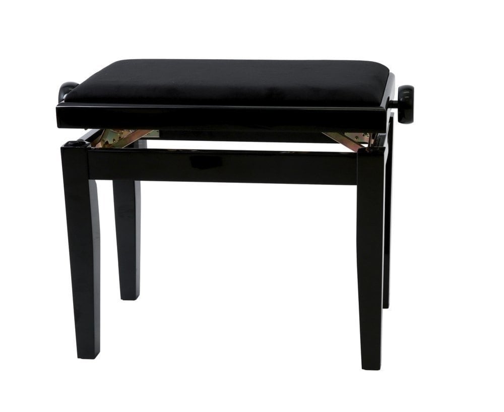 GEWA 130010 Banqueta de Piano Deluxe Negro Brillante Tapizado negro ( REACONDICIONADO ) 130010