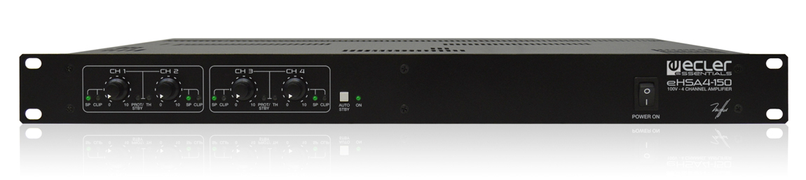 Ecler Amplificador Multicanal de Alta Impedancia 4 x 150W eHSA4-150