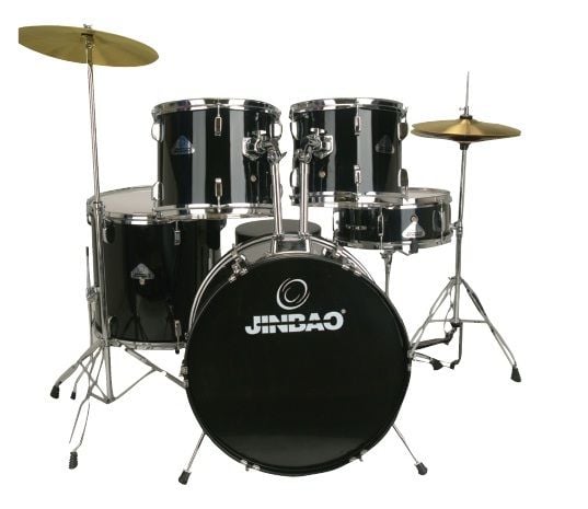 Jinbao Po605 Batería Stage 20 Jazz Negra PO605JBK