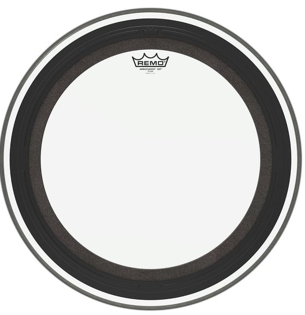 Remo BR-1322-00-SMT Parche Bombo 22 Pulgadas Ambassador SMT Clear BR-1322-00-SMT