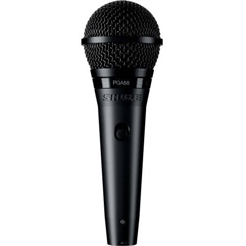 SHURE PGA58 XLR Micrófono cardioide dinámico para voces PG58 XLR