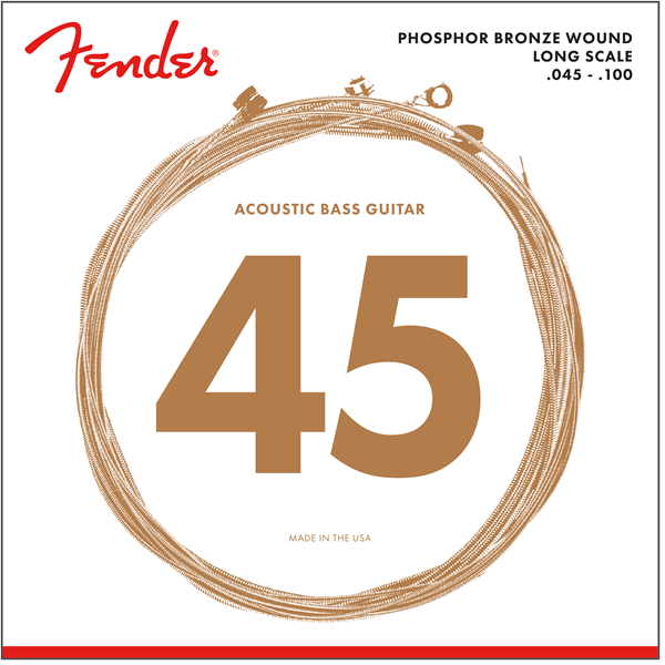 Fender 8060 Acoustic Bass Cuerdas Phosphor Bronze.45-.100 738060400