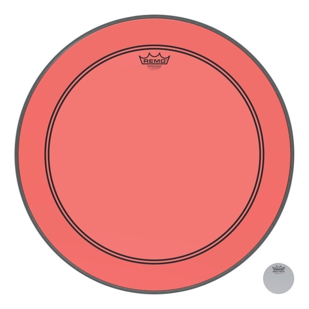 Remo 8128501 Parche Colortone Powerstroke 3 Clear 20 Pulgadas P3-1320-CT-RD Parche Bombo 812.850.1