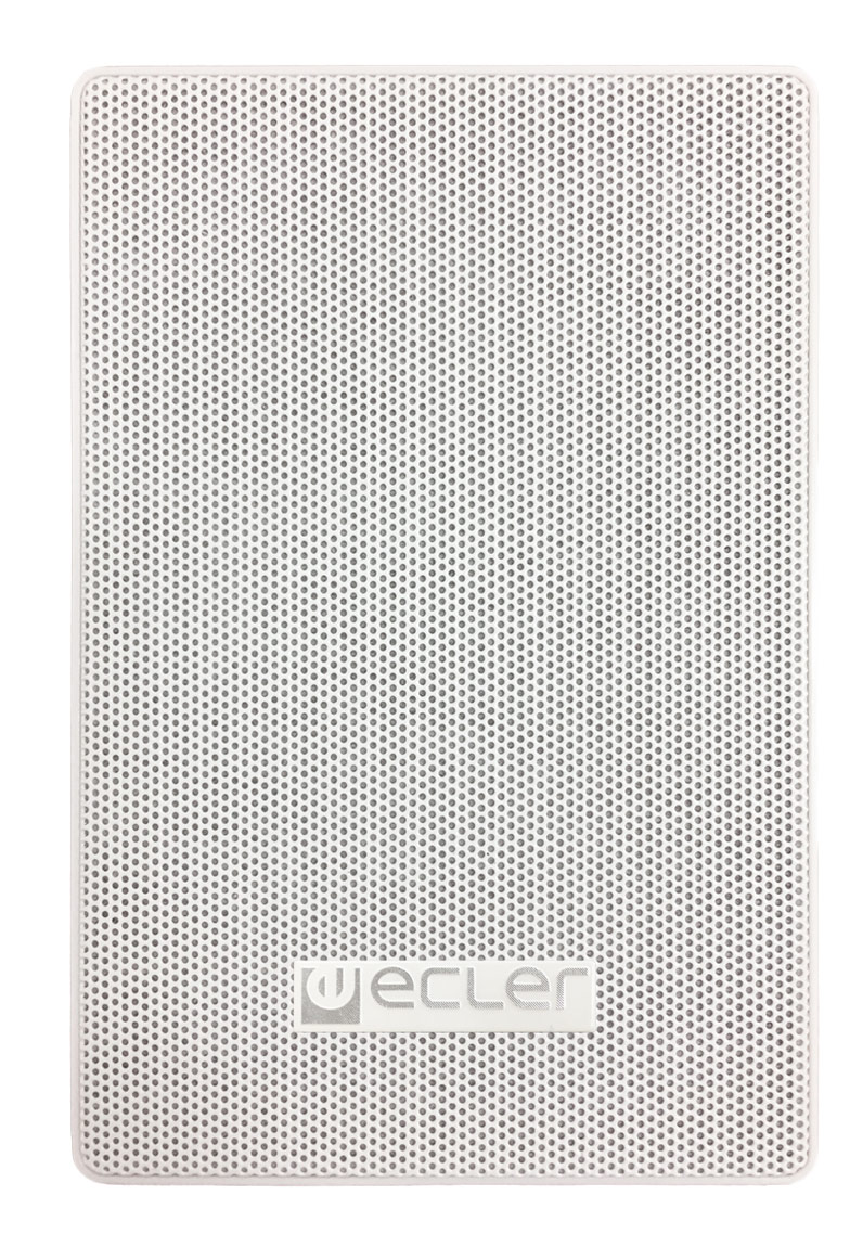 Ecler Altavoz Rectangular de Pared 3" Blanco IW103