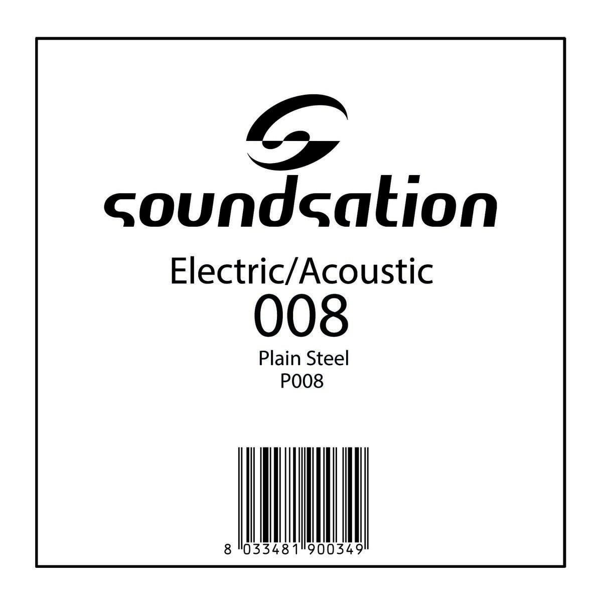 Soundsation P008 Cuerdas para guitarra eléctrica serie SE - 0.08 P008