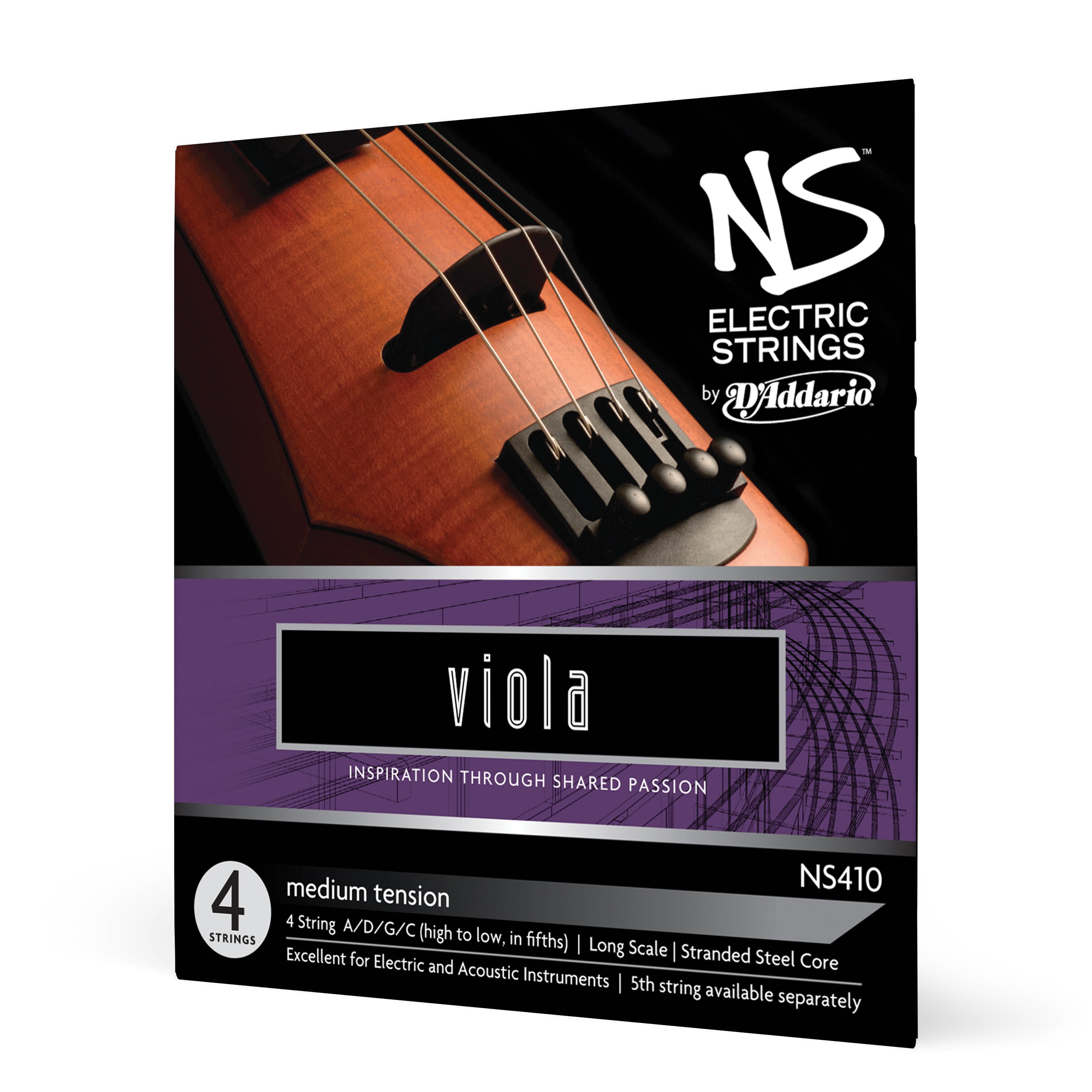 D´addario Ns Electric Viola Set NS410