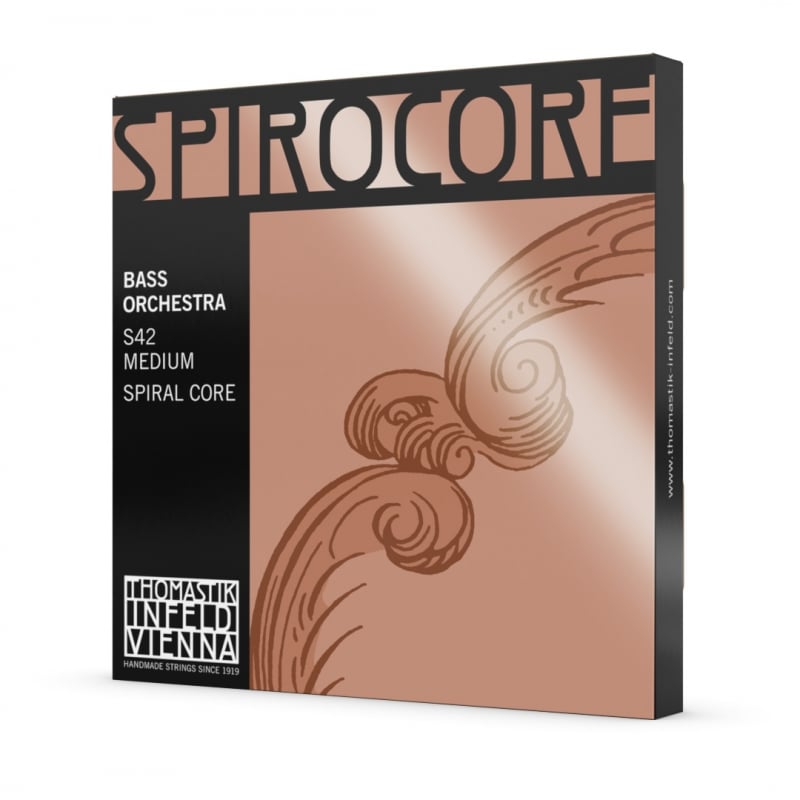 Thomastik Juego de cuerdas de contrabajo Spirocore Orchestra Medium ACCCBSP12J