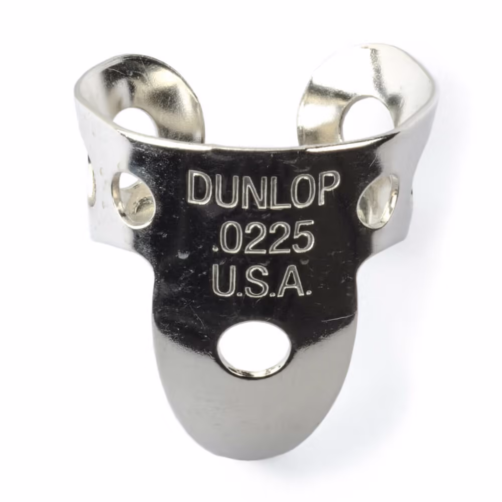 Dunlop Pack 50 Púas Dedo Nickel Silver Mini .0225\" (0.57 Mm) ADU34R0225