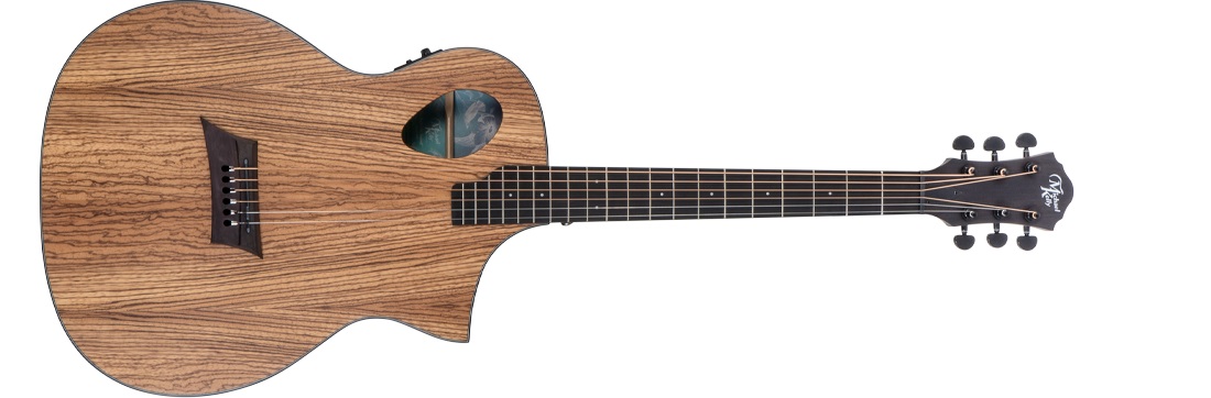 Michael Kelly MKFESZESFX FORTE PORT ZEBRA Guitarra acústica electrificada \'\'Port EMKFESZESFX