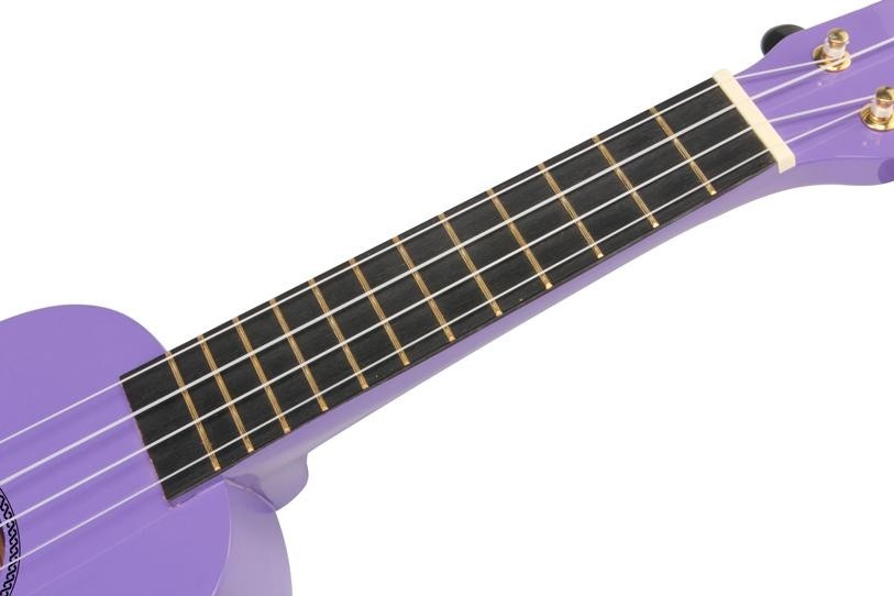 Mahalo Mr1Pp - Ukelele Serie Rainbow Color Morado Con Funda MR1PP