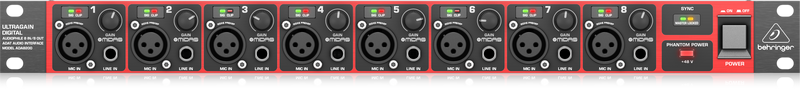 BEHRINGER ADA-8200 Convertidor Analogico Digital ADA8200 ADA8200