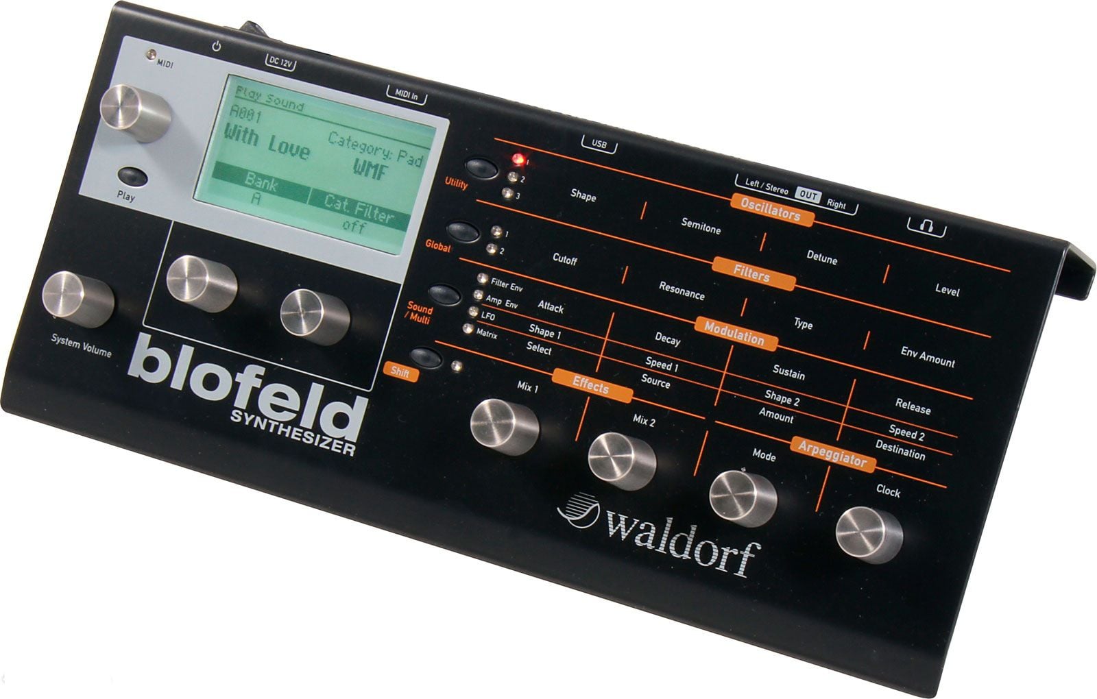 Waldorf Blofeld Black Sintetizador Blofeld Black