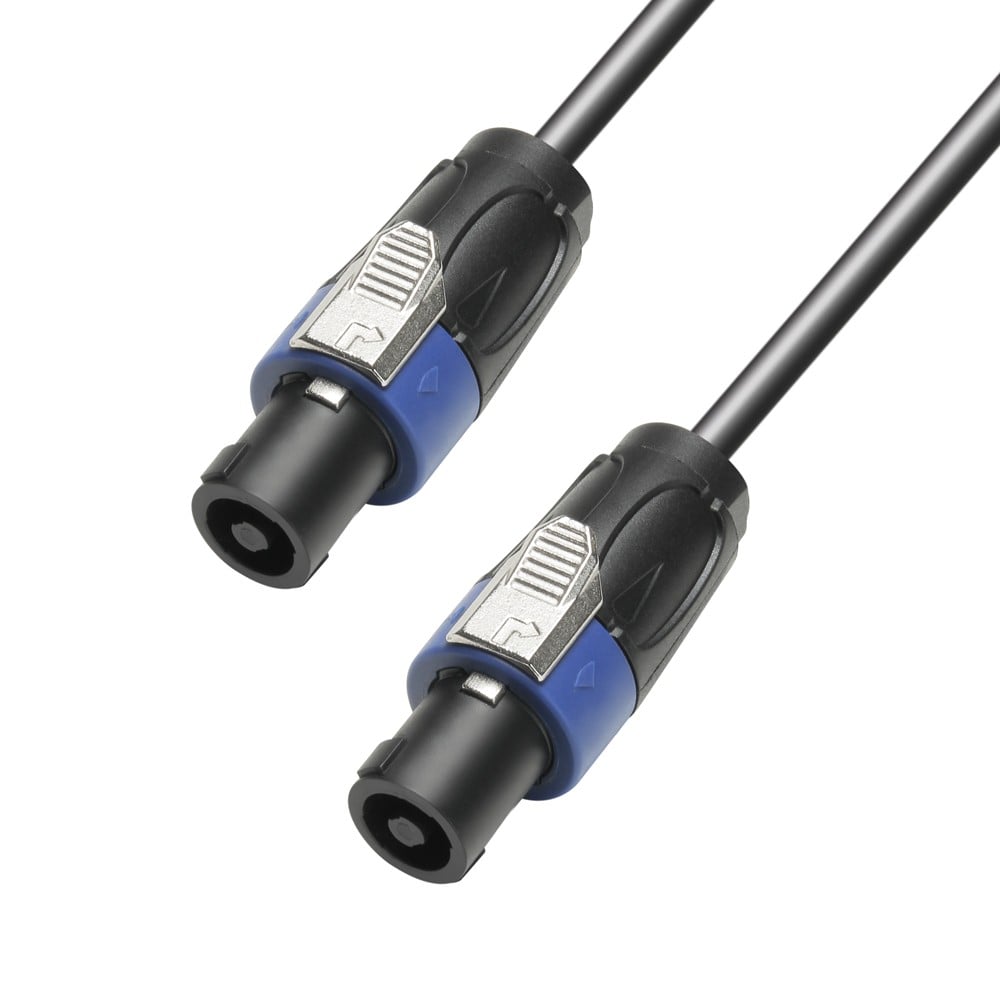 Adam Hall K 4 S 215 SS 0100 Cable 2 x 1,5 mm² de Conector Speakon 2 Pines a Conector Speakon 2 Pines 1 m K 4 S 215 SS 0100
