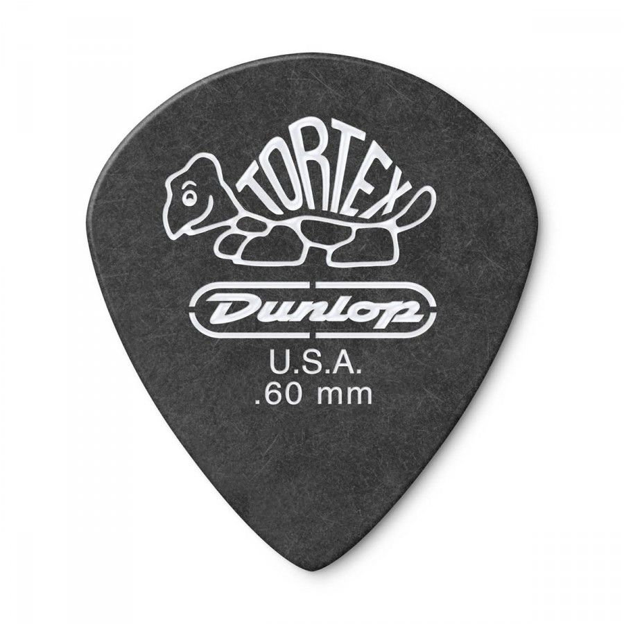 Dunlop Tortex Pitch Black Jazz III de 0,60 mm Pack 12 Un. 482P60