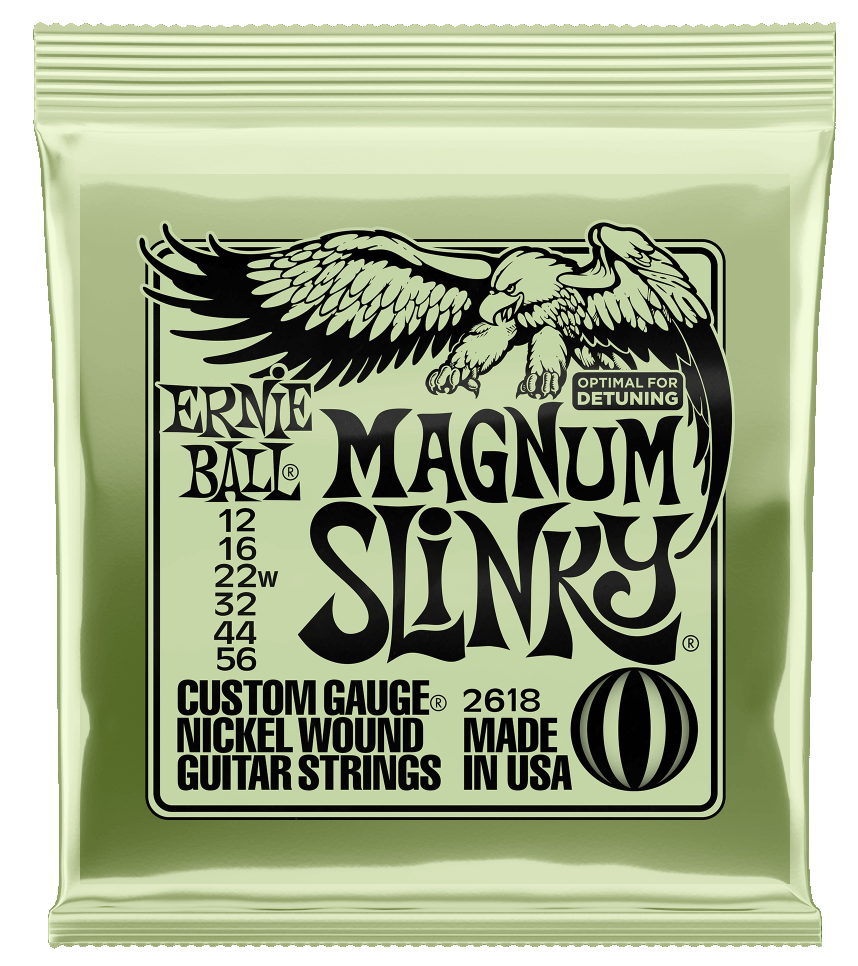 Ernie Ball 2618 Magnum Slinky Cuerdas Guitarra Electrica 12-56 eb2618