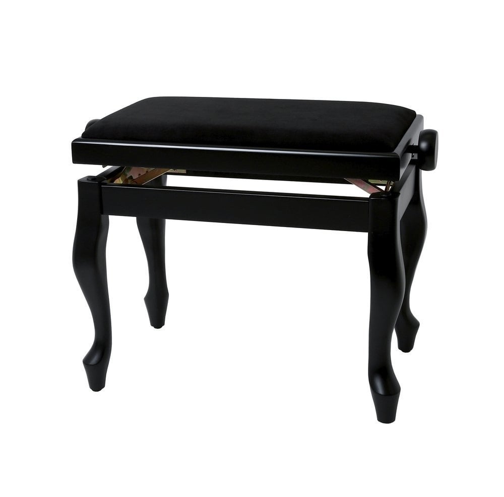 GEWA 130320 Banqueta de Piano Deluxe Classic Negro mate 130320