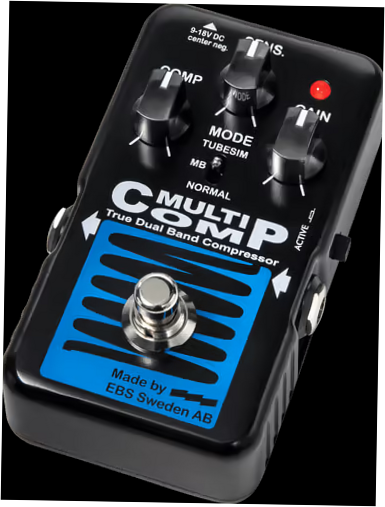 EBS Pedal Fx Bass Compresor MEBMULTICOMP-BL