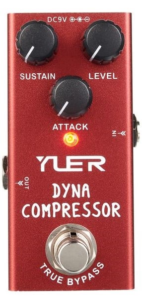 YUER DYNA COMPRESSOR Pedal de efectos para guitarra eléctrica DYNA COMPRESSOR