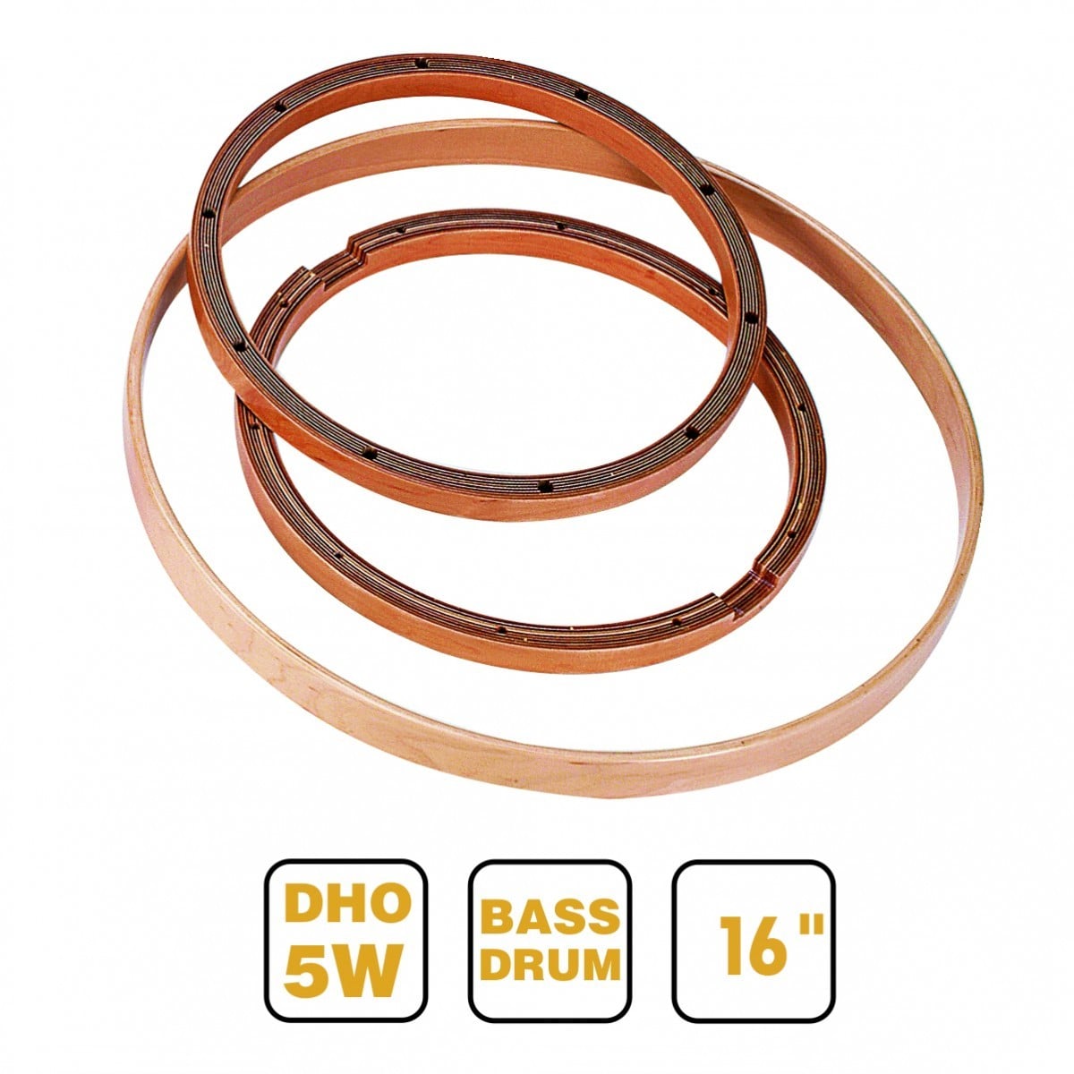 Peace DHO-5W-16B Aro de arce para base de batería de 16 pulgadas DHO-5W-16B