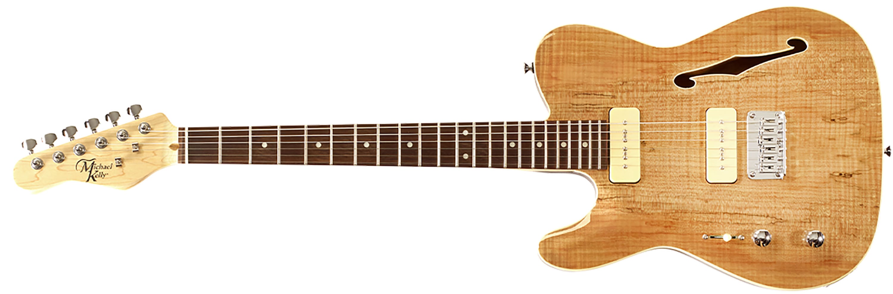 Michael Kelly MK59FSPJRCL 59 THINLINE LEFTY Spalted Maple zurdo EMK59FSPJRCL
