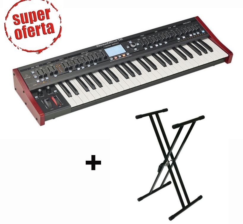 BEHRINGER DEEPMIND 12 con Soporte Teclado DEEPMIND 12 con Soporte