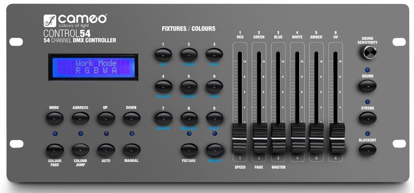 CAMEO CONTROL 54 Controlador Mesa DMX 54 Canales CONTROL 54