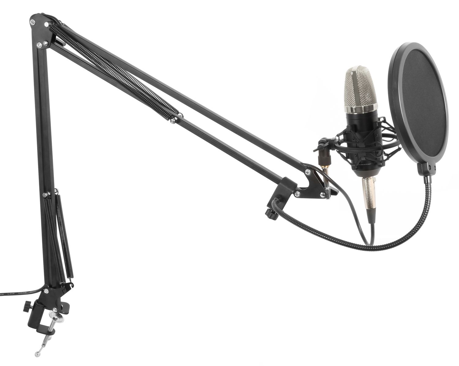 VONYX 173503 Conjunto Estudio / Micro de condensor con soporte y paravientos 173503