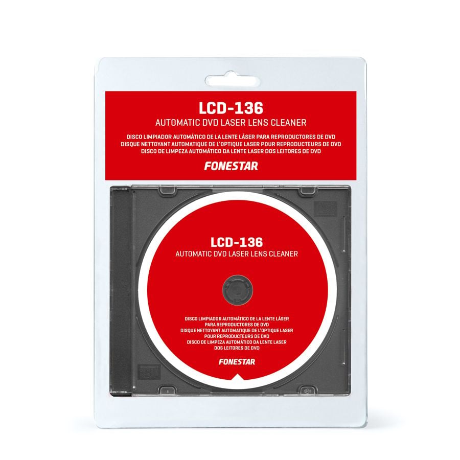 Fonestar LCD-136 Disco limpiador Laser Disck y CDs LCD-136